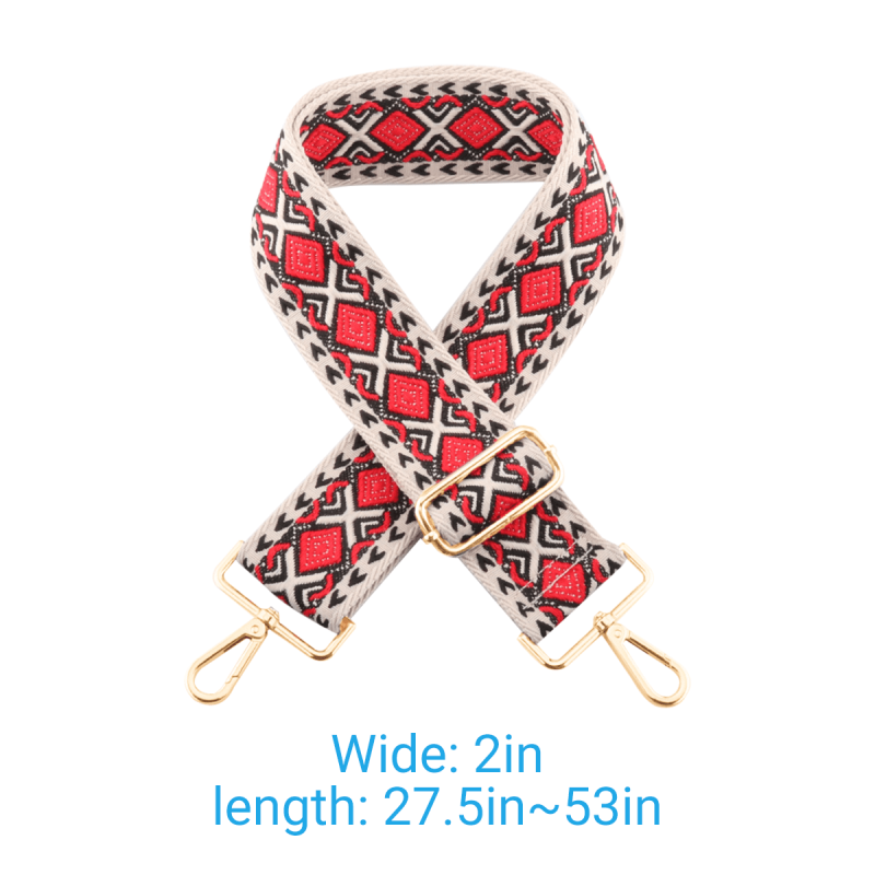 Vintage Pattern Shoulder Bag Strap Reusable
