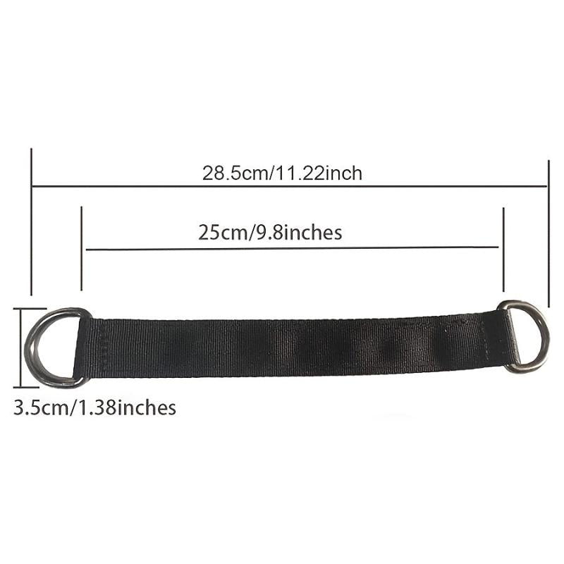 2 Pcs Bearing Load Hanging Belt Dumbbell Barbell Rope