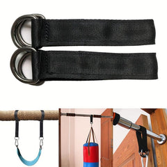 2 Pcs Bearing Load Hanging Belt Dumbbell Barbell Rope