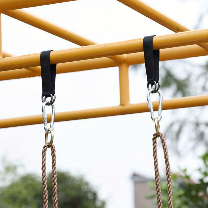 2 Pcs Bearing Load Hanging Belt Dumbbell Barbell Rope