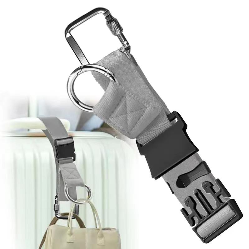 Multifunctional Luggage Strap with Square Hook & Ring Buckle