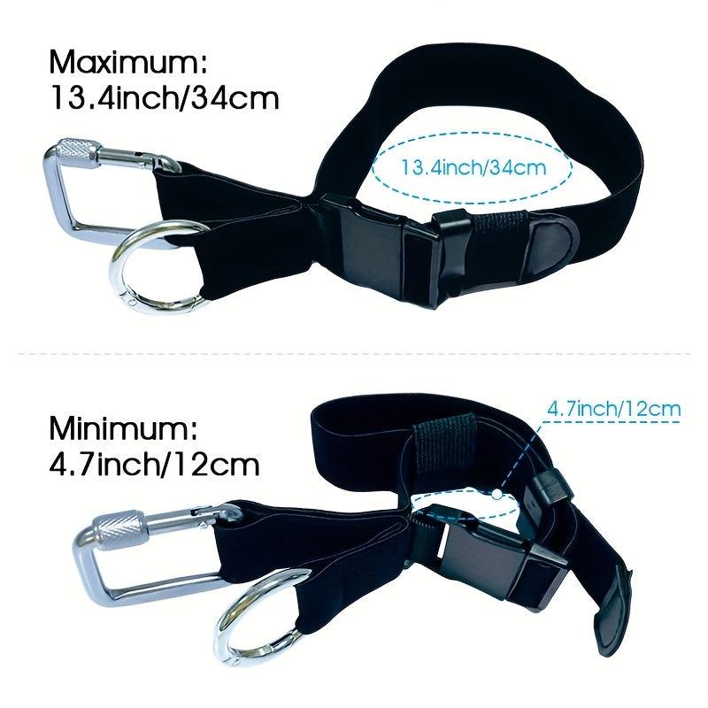 Multifunctional Luggage Strap with Square Hook & Ring Buckle