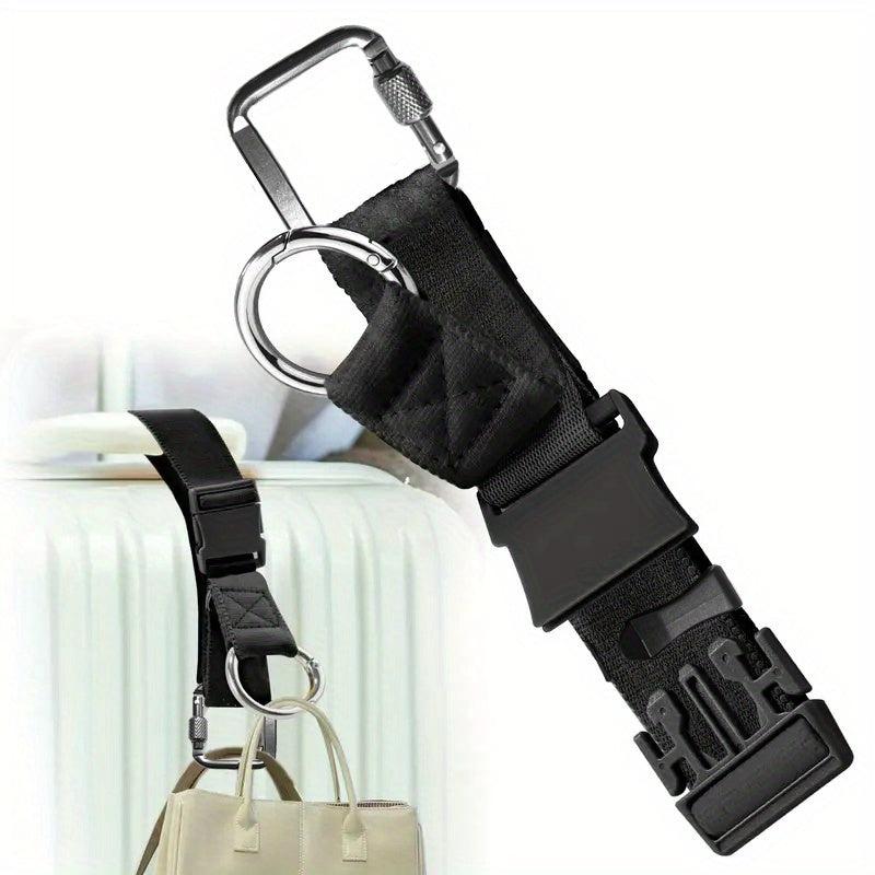 Multifunctional Luggage Strap with Square Hook & Ring Buckle