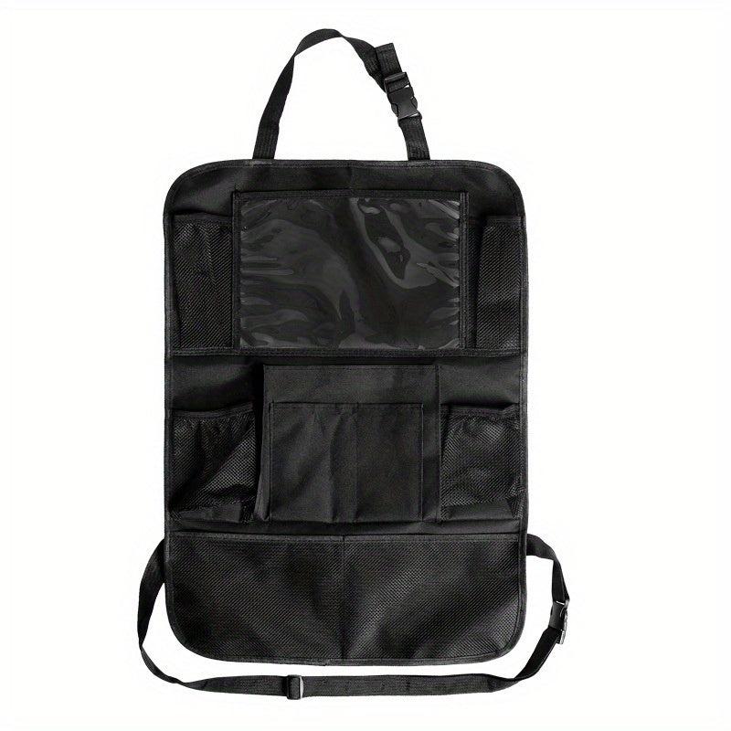 Car Back Seat Organizer Storage Bag Tablet Holder for Kids & Trips