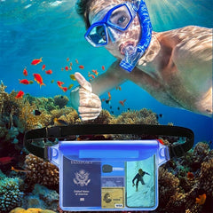 Waterproof PVC Fanny Pack for Fishing Skating Swimming