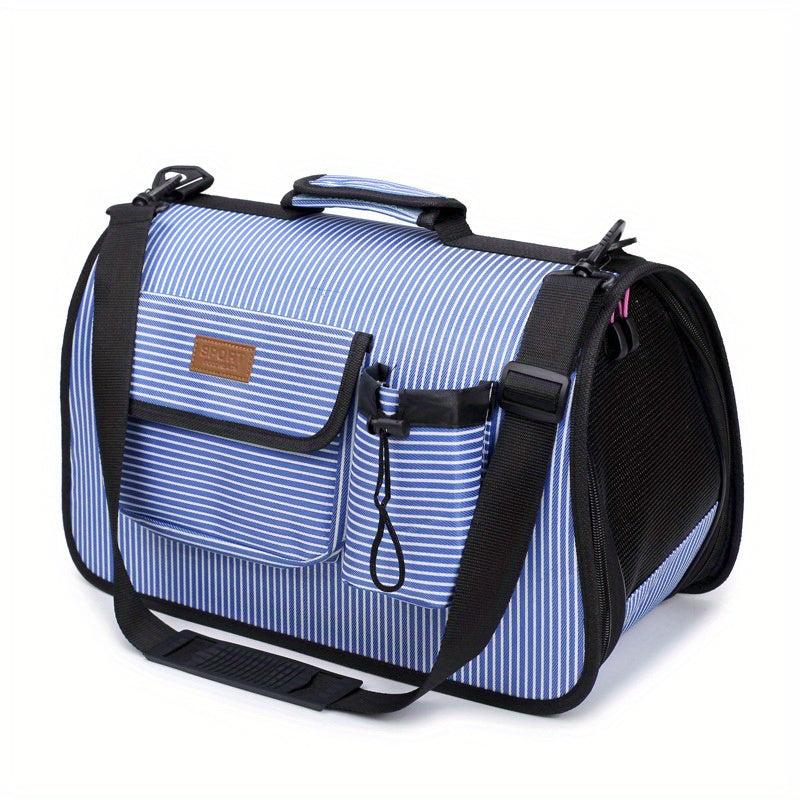 Striped Pattern Pet Handbag Lightweight Bag