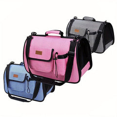 Striped Pattern Pet Handbag Lightweight Bag