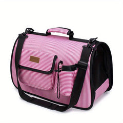 Striped Pattern Pet Handbag Lightweight Bag