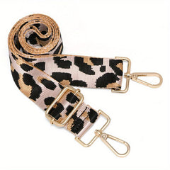 Leopard Print Bag Strap Adjustable Lightweight Reusable Accessory