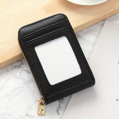 Portable Clutch Wallet Zipper Around Credit Card Holder Lightweight Purse