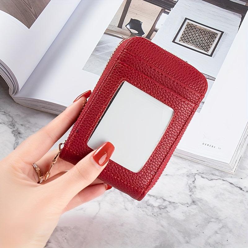 Portable Clutch Wallet Zipper Around Credit Card Holder Lightweight Purse