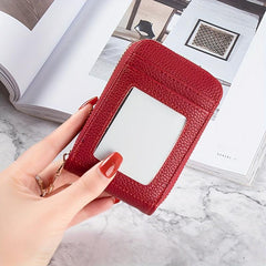 Portable Clutch Wallet Zipper Around Credit Card Holder Lightweight Purse