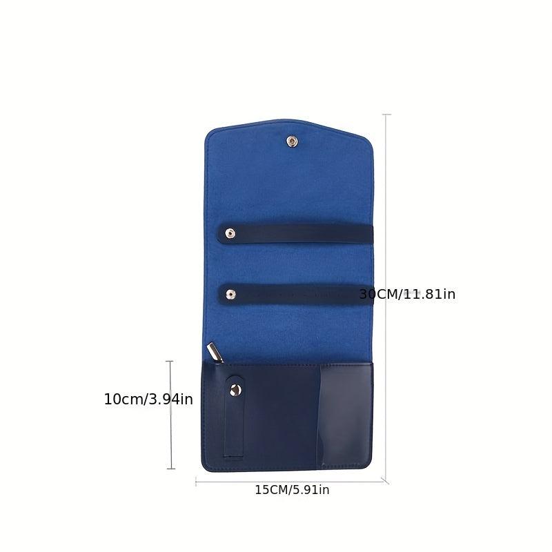 Solid Envelop Jewelry Storage Pouch Minimalist Portable Bag