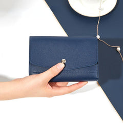 Solid Envelop Jewelry Storage Pouch Minimalist Portable Bag