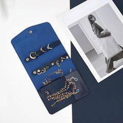Solid Envelop Jewelry Storage Pouch Minimalist Portable Bag