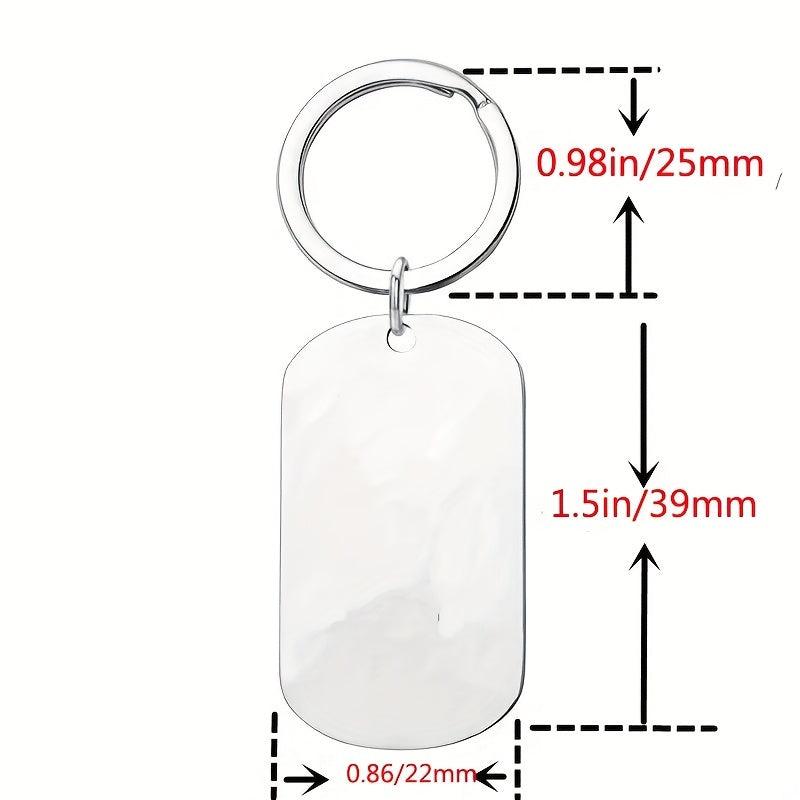 Metal Bag Pendant Letter Print Accessory