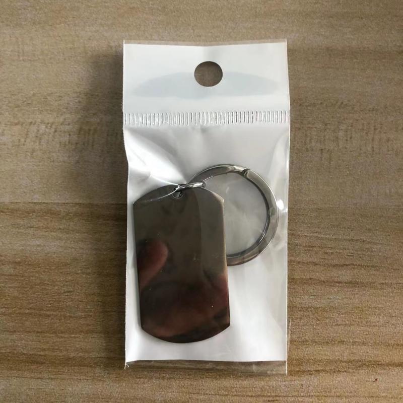 Metal Bag Pendant Letter Print Accessory