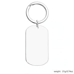 Metal Bag Pendant Letter Print Accessory