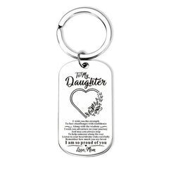 Metal Bag Pendant Letter Print Accessory