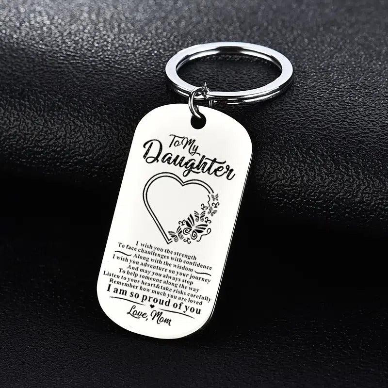 Metal Bag Pendant Letter Print Accessory