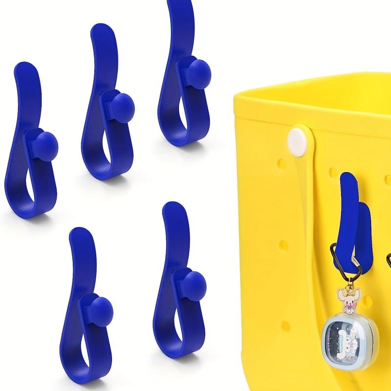 5 Pcs Plastic Beach Bag Hooks Detachable Durable Bag Accessories