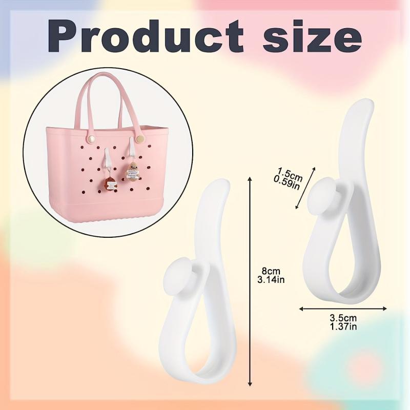 5 Pcs Plastic Beach Bag Hooks Detachable Durable Bag Accessories