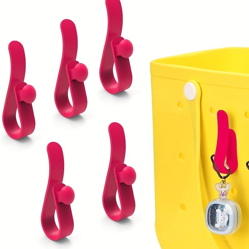 5 Pcs Plastic Beach Bag Hooks Detachable Durable Bag Accessories