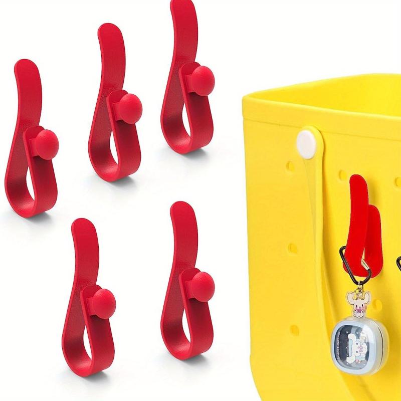 5 Pcs Plastic Beach Bag Hooks Detachable Durable Bag Accessories