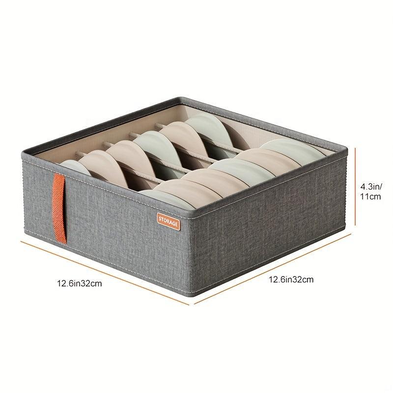 Foldable Lightweight Storage Box With Grids for Wardrobe