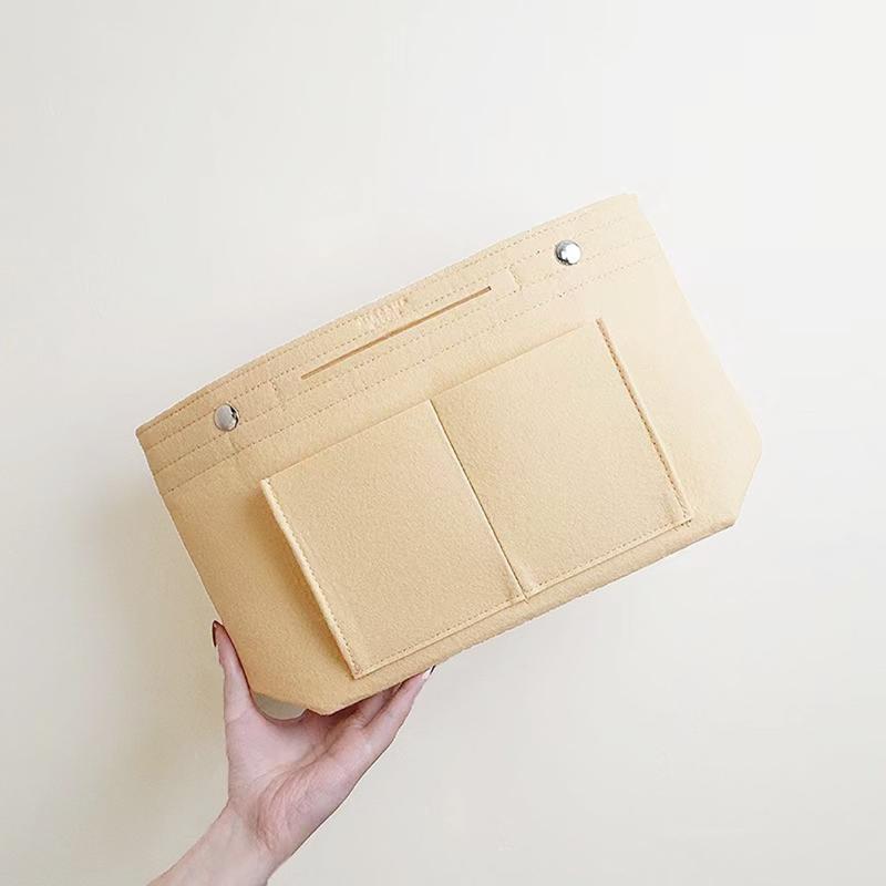 Felt Backpack Insert Storage Bag Travel Organizer Cosmetic Bag