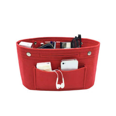 Felt Backpack Insert Storage Bag Travel Organizer Cosmetic Bag