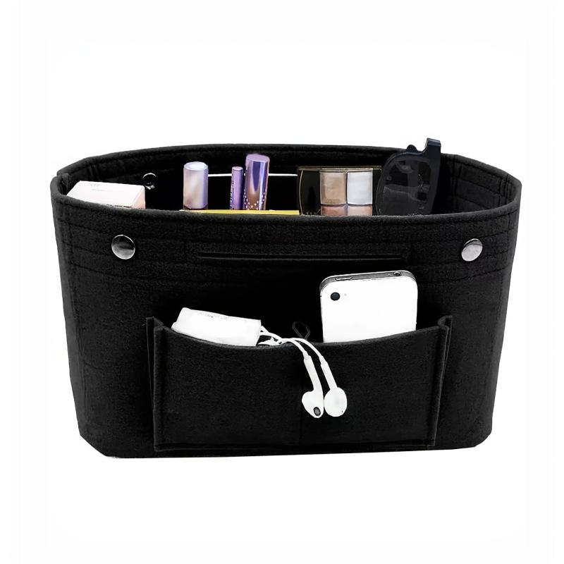 Felt Backpack Insert Storage Bag Travel Organizer Cosmetic Bag