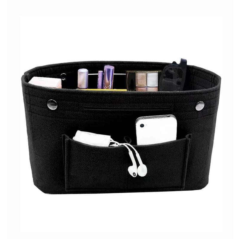Felt Backpack Insert Storage Bag Travel Organizer Cosmetic Bag