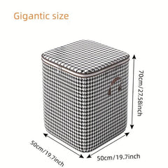 Thousand Bird Grid Pattern Comforter Storage Bag