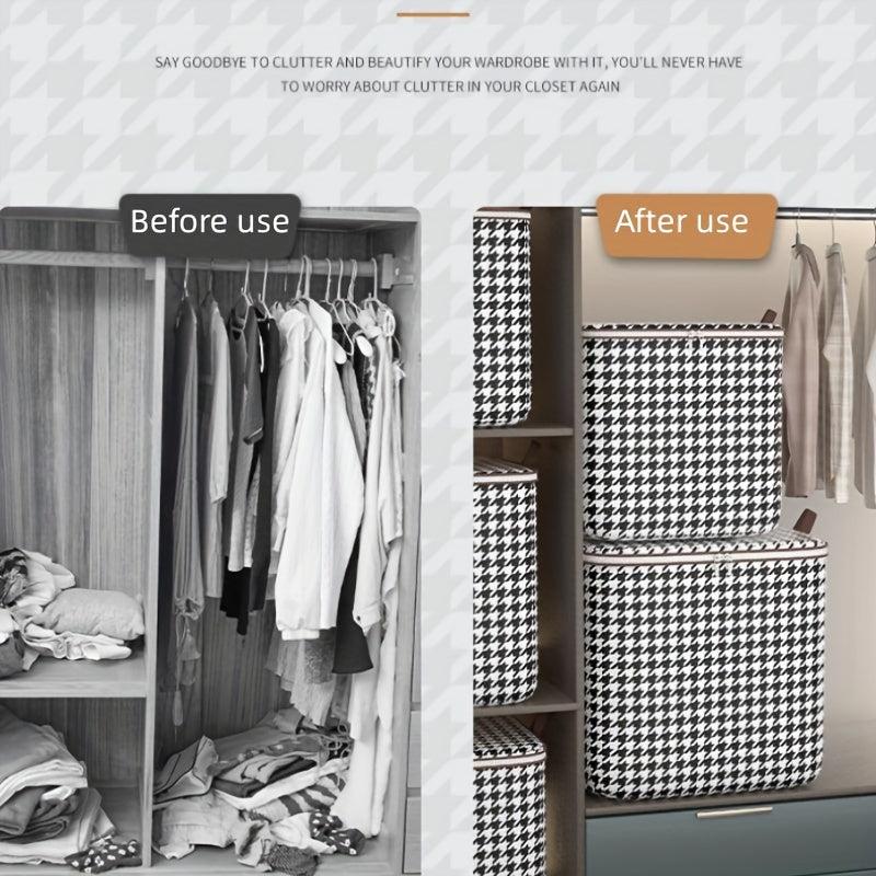 Thousand Bird Grid Pattern Comforter Storage Bag