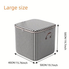 Thousand Bird Grid Pattern Comforter Storage Bag