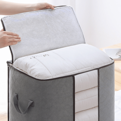 Large Capacity Clothes Storage Organizer with Zipper, Dustproof Container