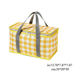 Large Capacity Outdoor Picnic Bag Insulation Portable Waterproof Lunch Bag