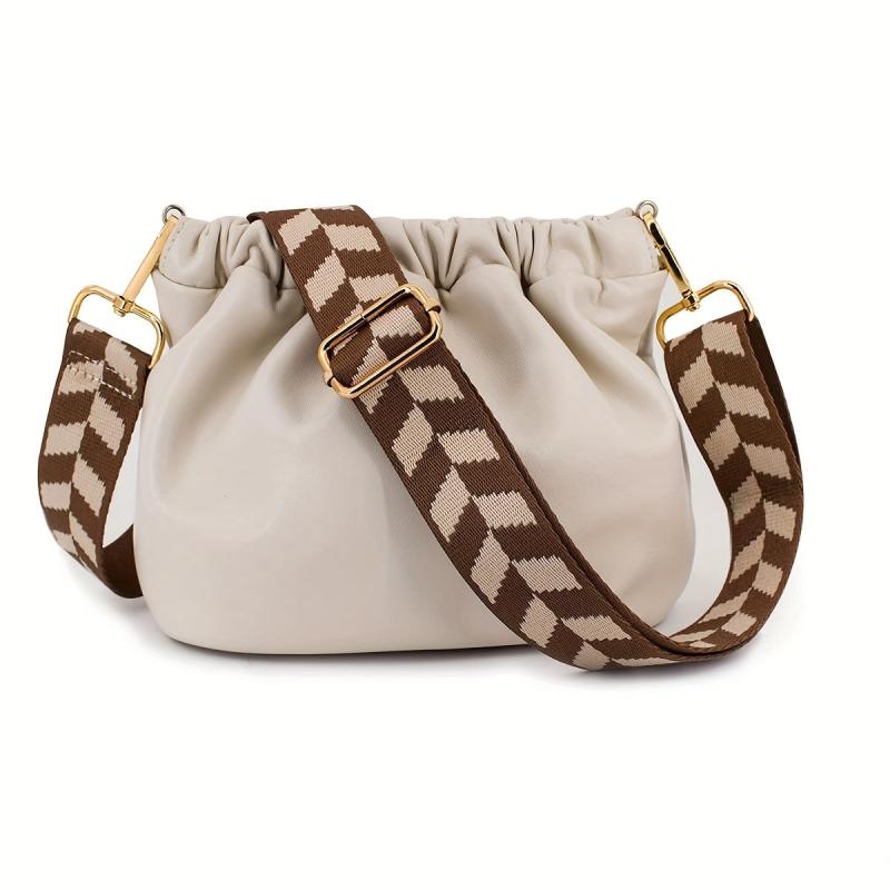 Geometric Pattern Bag Strap Vintage Adjustable Strap