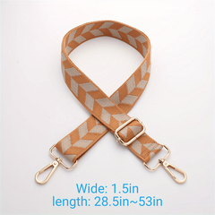 Geometric Pattern Bag Strap Vintage Adjustable Strap