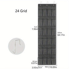Over The Door Hanging Shoe Rack Organizer for Closet Door Shoes Storage