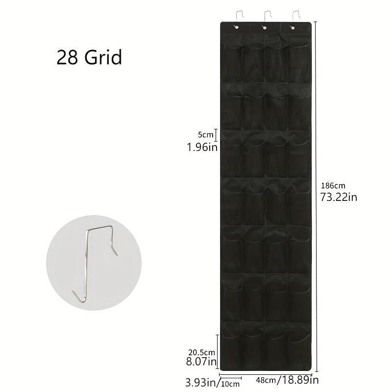 Over The Door Hanging Shoe Rack Organizer for Closet Door Shoes Storage