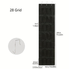 Over The Door Hanging Shoe Rack Organizer for Closet Door Shoes Storage