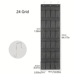 Over The Door Hanging Shoe Rack Organizer for Closet Door Shoes Storage