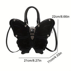 Punk Style Butterfly Backpack Vintage Y2K Crossbody Bag