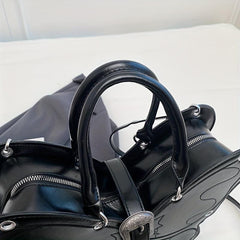 Punk Style Butterfly Backpack Vintage Y2K Crossbody Bag