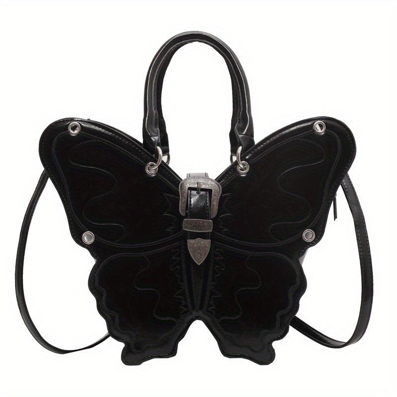 Punk Style Butterfly Backpack Vintage Y2K Crossbody Bag