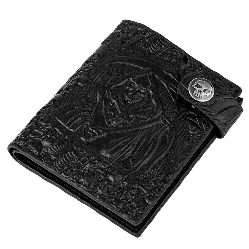 Men's Punk Rock Devil Skull Wallet