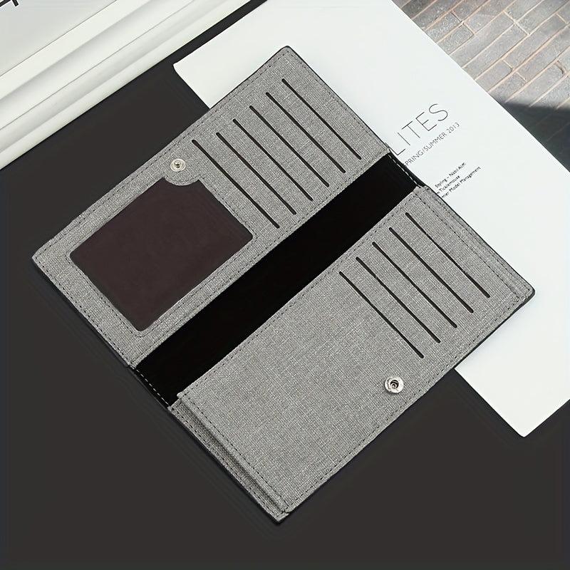 Men's Canvas Clutch Wallet Multifunctional Wallet