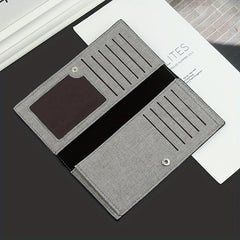 Men's Canvas Clutch Wallet Multifunctional Wallet